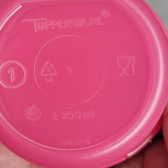 Tupperware Modular Mates Pink Round Set Of 4 Round Containers - Picture 5 of 9